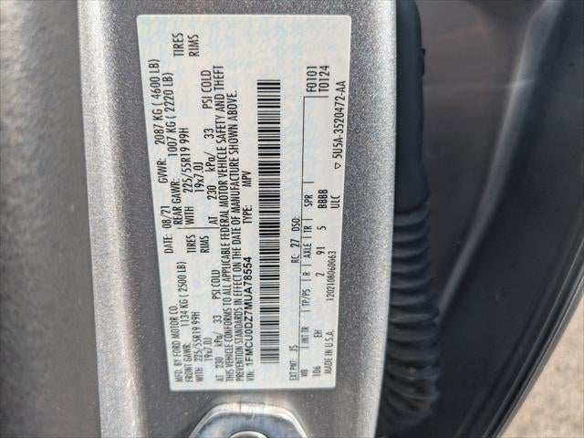 2021 Ford Escape Titanium Hybrid