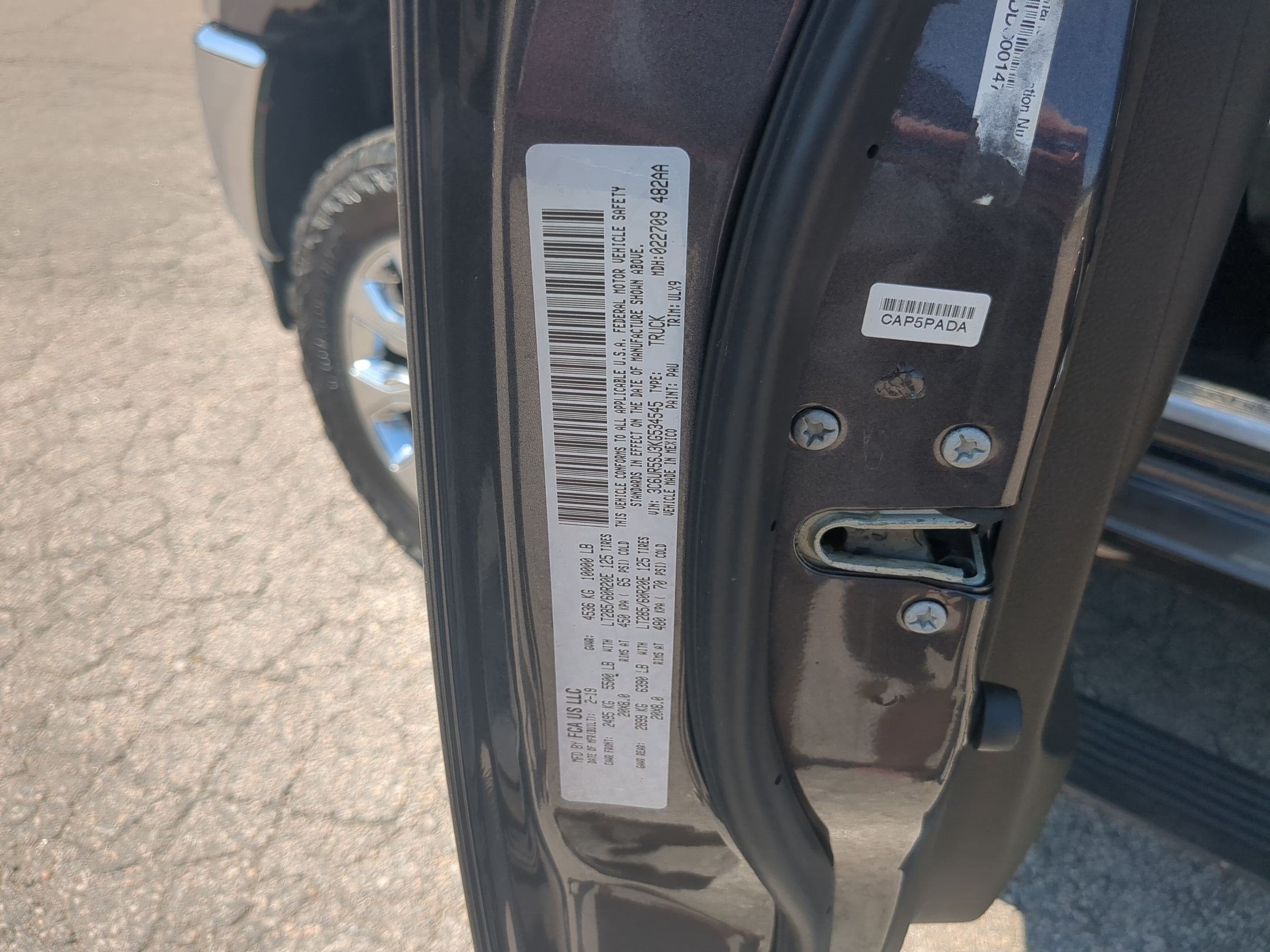 2019 RAM 2500 Limited Crew Cab 4x4 6'4' Box