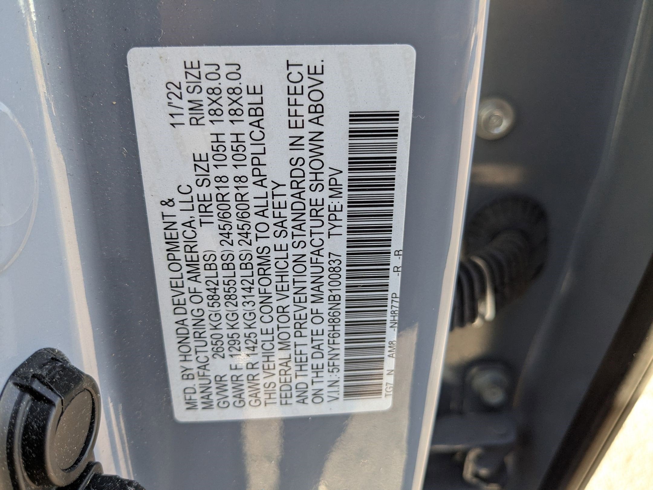 2022 Honda Pilot AWD TrailSport