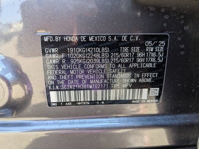 2026 Honda HR-V LX