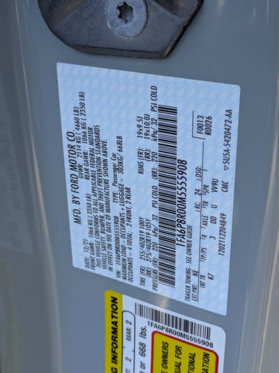 2021 Ford Mustang Mach 1