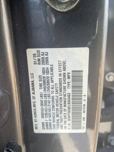 2020 Honda Pilot Elite