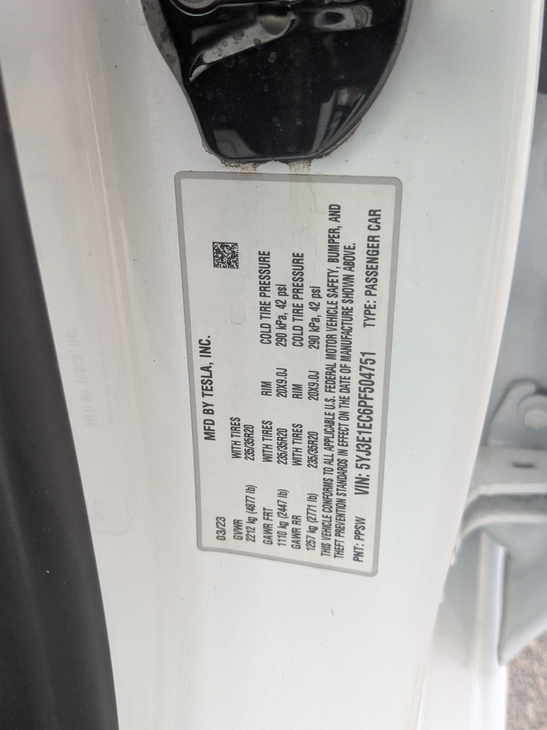 2023 Tesla Model 3 Performance