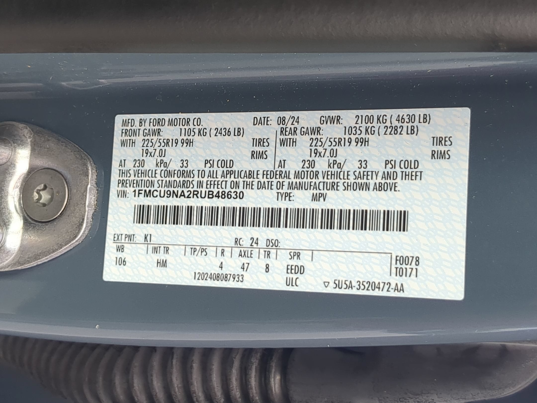 2024 Ford Escape ST-Line Select