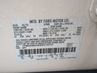 2025 Ford Explorer ST-Line