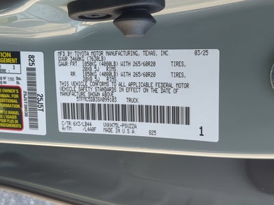 2025 Toyota Tundra 4WD 1794 Edition Hybrid