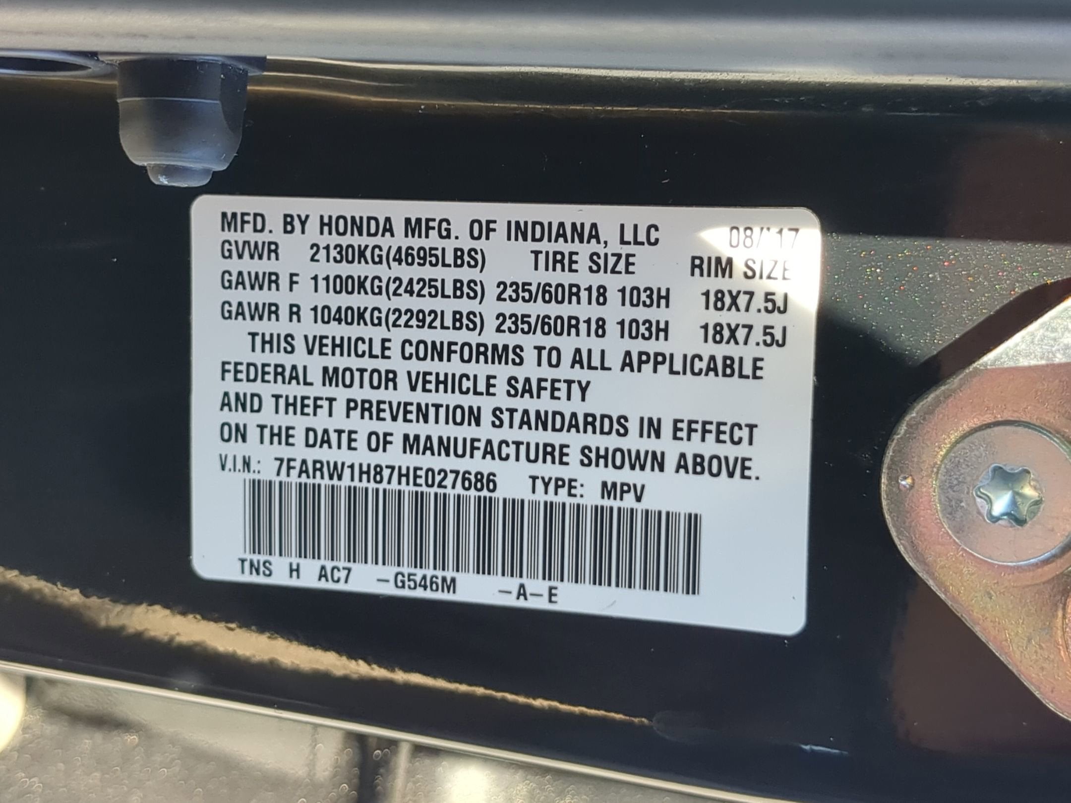 2017 Honda CR-V EX-L