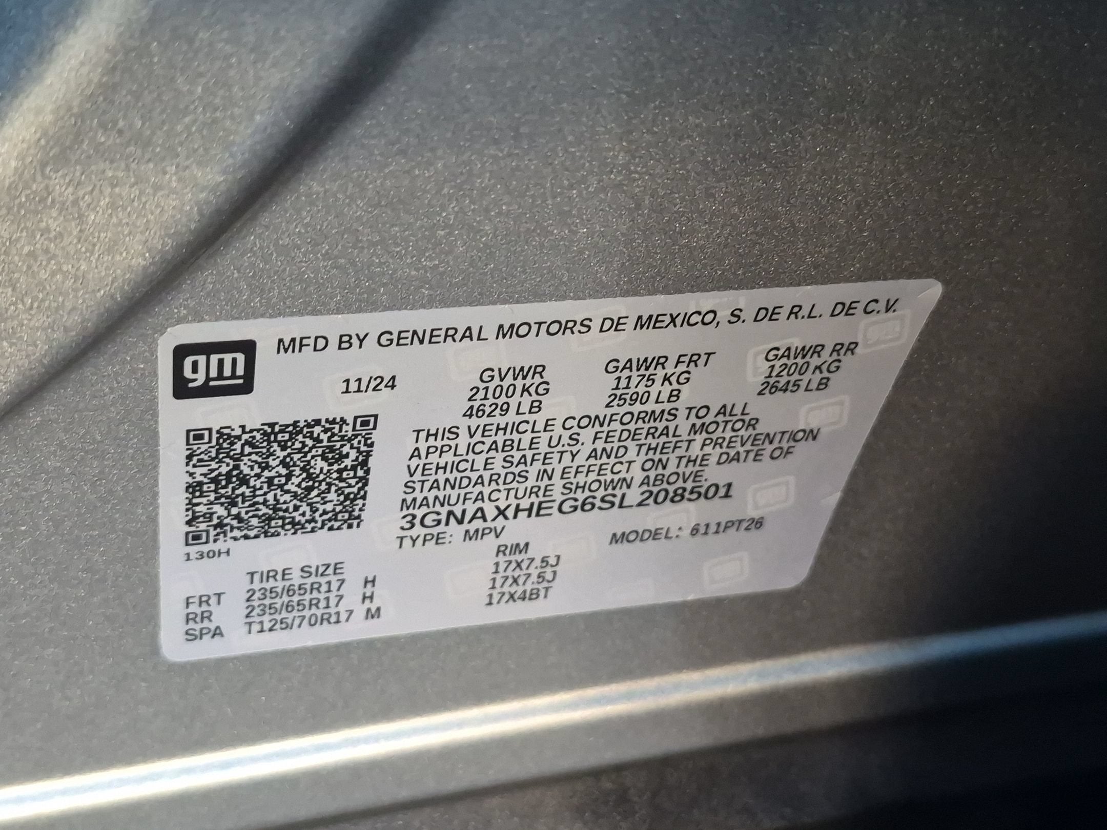 2025 Chevrolet Equinox FWD LT