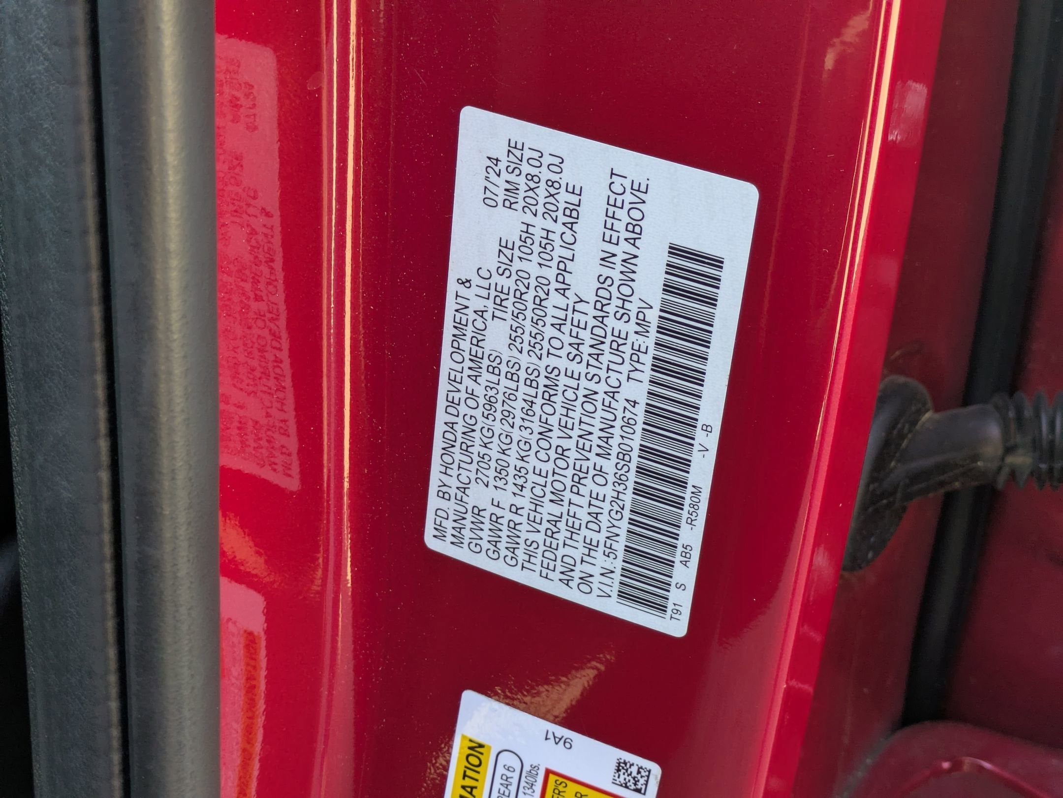 2025 Honda Pilot Sport