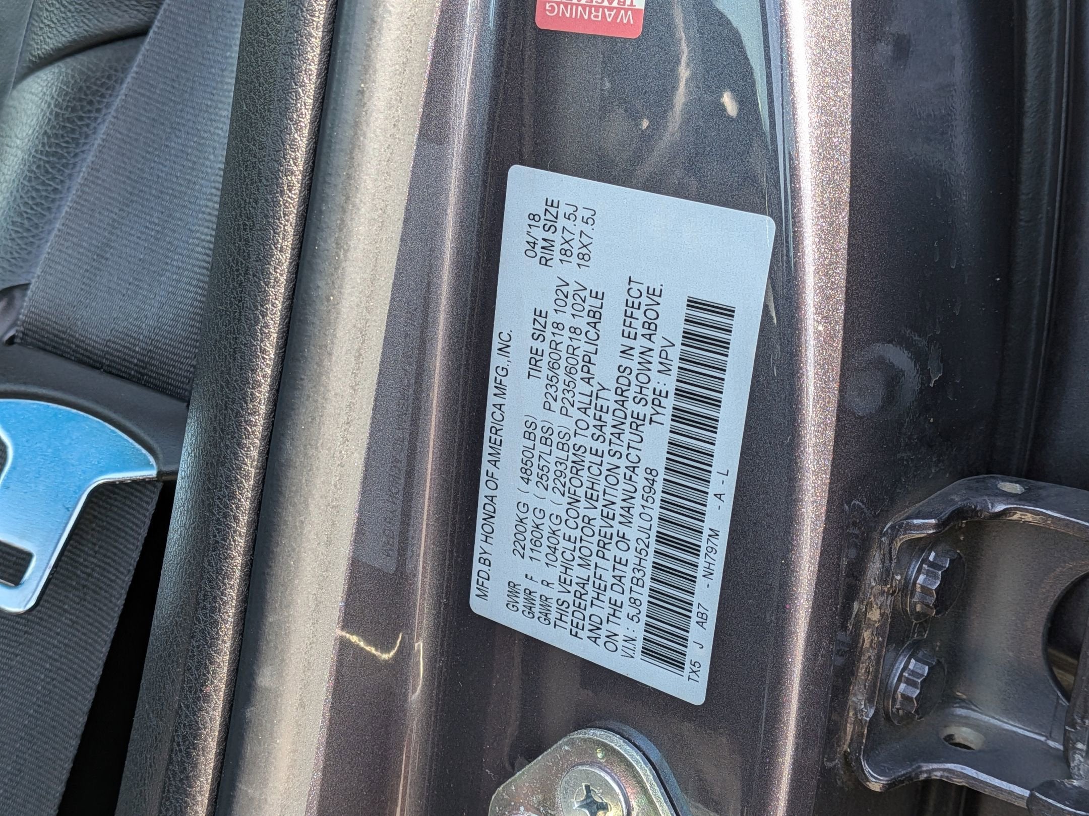 2018 Acura RDX w/Technology Pkg