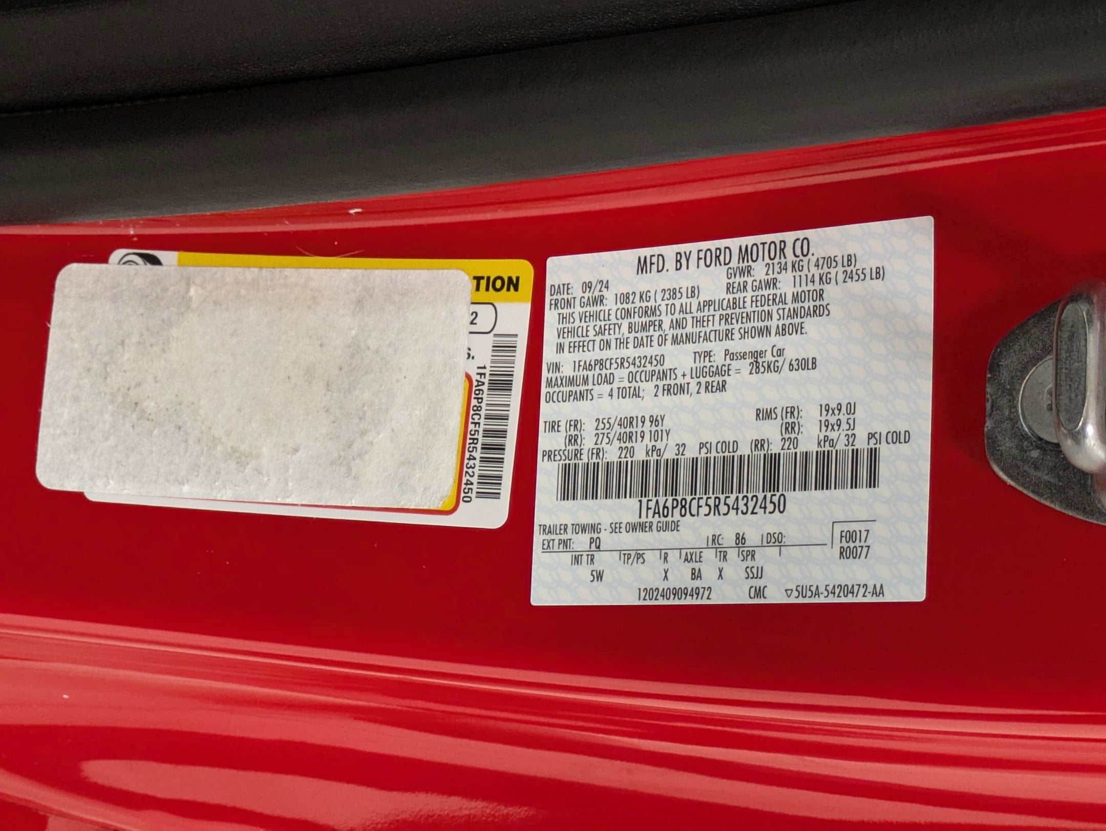 2024 Ford Mustang GT Premium RTR Spec 3 Supercharged