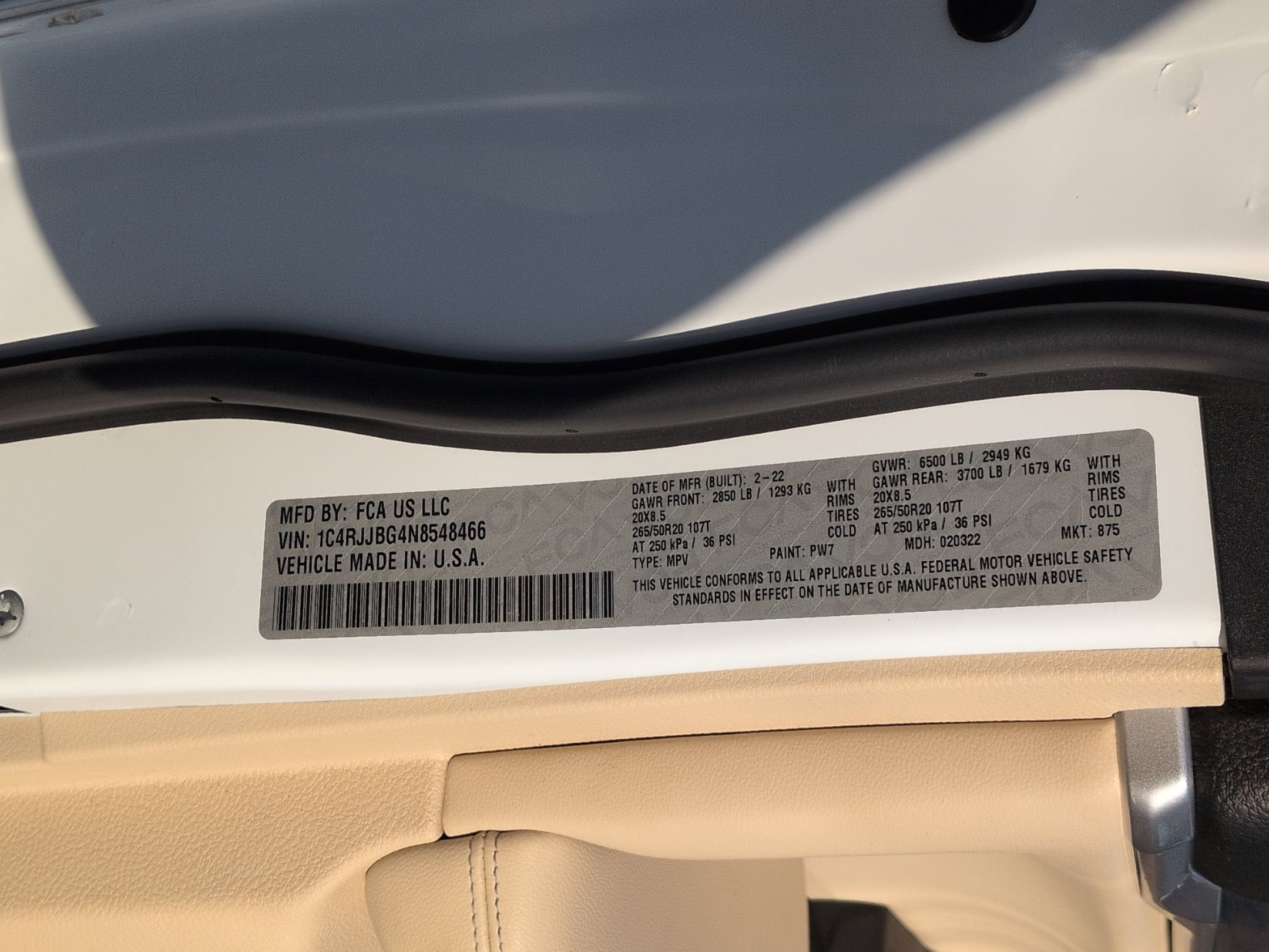 2022 Jeep Grand Cherokee L Limited
