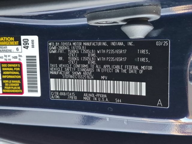 2025 Toyota Sienna XLE