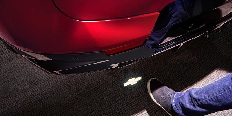 Chevrolet logo ground projection