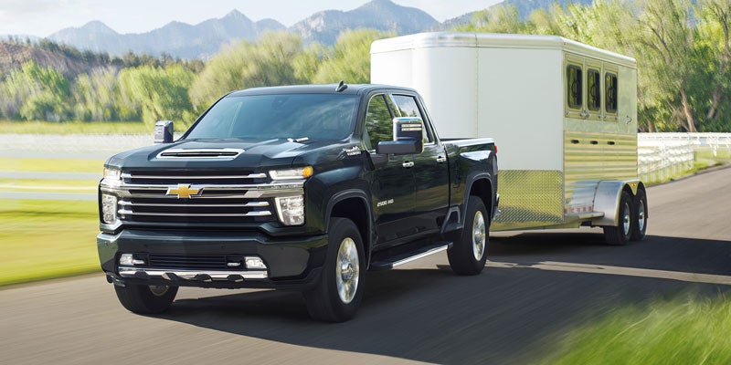 Silverado HD Towing Trailer.
