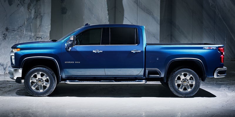 Blue Silverado HD Exterior.