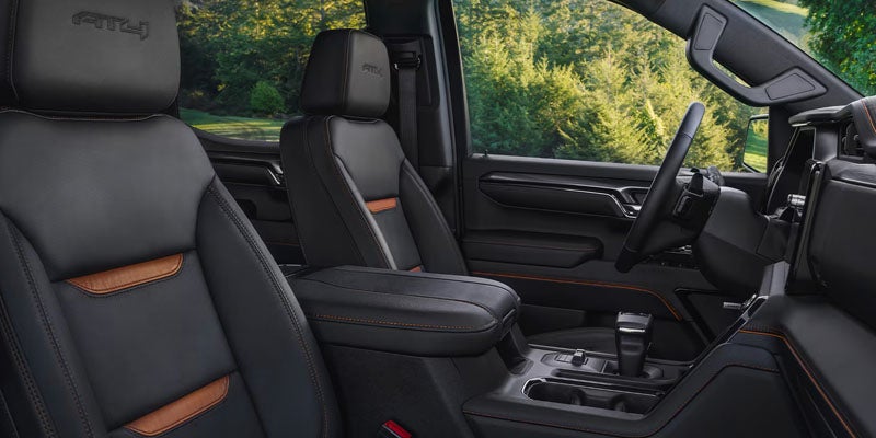2026 GMC Sierra 1500 front row seats
